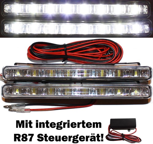 Led tagfahrlicht flat - tagfahrlicht, 8smd